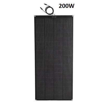 โมโนคริสตัลลีน ETFE 20V 200W แผ่นแสงอาทิตย์ยืดหยุ่นสําหรับบ้านที่กําหนดเอง