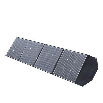 เครื่องชาร์จพกพาแบบพับได้ 200W พานิลพลังแสงอาทิตย์ 5 วอท การออก USB ที่กําหนดเอง