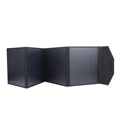 แคมป์ ซองพับแสงอาทิตย์ แพนลแสงอาทิตย์พกพา 80W สําหรับเครื่องผลิตไฟฟ้า