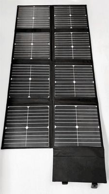 พกพาพับ 100W 18V แผ่นพลังแสงอาทิตย์ชาร์จการติดตั้งพื้นดินสําหรับ RV Camping