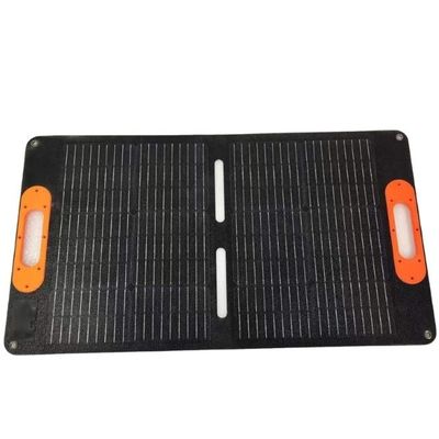 เครื่องชาร์จแสงอาทิตย์แบบพับพกพาสเปอร์เบาสําหรับการเดินทาง 60W