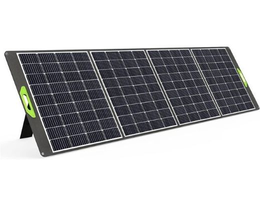 เครื่องชาร์จแผ่นพลังแสงอาทิตย์แบบพับได้ 400W สําหรับสมาร์ทโฟนและ RV Camping